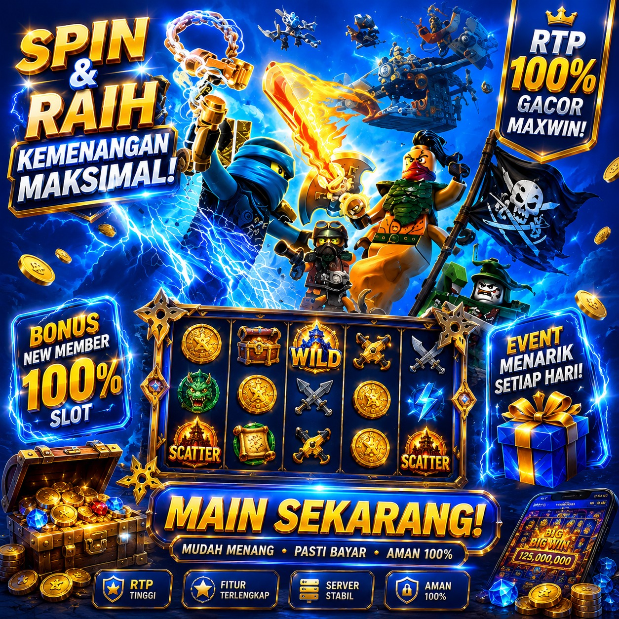 BANDAR123 : Analisis Bandat Detail! 5 Roma Legacy Pola Bonus Besar